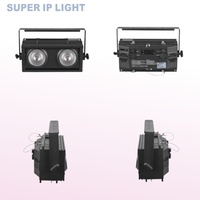 Luz Cegadora LED de 400W, 5 Colores, 2 Ojos, Control DMX512, Efecto de Iluminación para Audiencia, Luces Faciales para Espectáculos