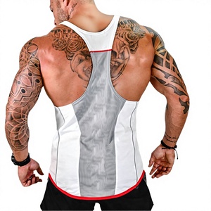 Quick Dry Mesh Muscle Tank <b>Men</b> Y Back Sleeveless Gym <b>Vest</b> Breathable Sports <b>Training</b> Wear - Product Image 4