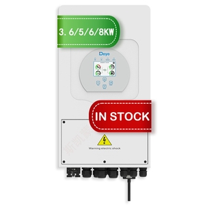 Inversor solar híbrido <span class=keywords><strong>Deye</strong></span> de 6kw y 1 fase, inversor solar híbrido monofásico de 1 fase para Europa - Product Image 1