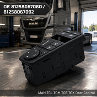 Interruptor Maestro de Control de Ventanas Eléctricas 81258067107 81258067080 para Panel de Puerta de Camión MAN TGM TGX TGS TGL