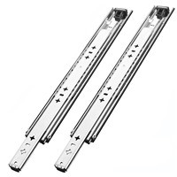 Glissières de tiroir robustes Glissières de verrouillage à extension complète avec serrure Rails à roulement à billes à montage latéral de 16 à 40 pouces 500 Lb