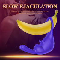 Nuevo Anillo Vibrador de Silicona para Hombre con Control por Aplicación, Anillo para Pene con Retraso y Bloqueo, Juguete Sexual Impermeable para Adultos, 10 Velocidades GM-220
