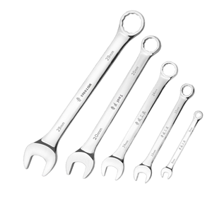 Hand Tools Metric Double End Ratcheting Combination Wrench Set Chrome Vanadium Steel OEM