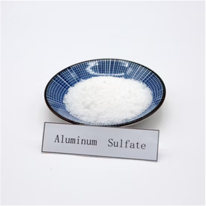 อลูมิเนียมซัลเฟตเกรดอุตสาหกรรม ราคาถูกที่สุด 16% 17% Al2(SO4)3 อลูมิเนียมซัลเฟตแบบเกล็ดและเม็ด สำหรับขาย - Product Image 1