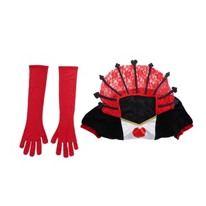 <span class=keywords><strong>Disfraz</strong></span> <span class=keywords><strong>de</strong></span> cosplay <span class=keywords><strong>de</strong></span> Halloween inspirado en Queen Hearts <span class=keywords><strong>para</strong></span> <span class=keywords><strong>mujer</strong></span>, vestido <span class=keywords><strong>de</strong></span> poliéster <span class=keywords><strong>para</strong></span> actuaciones en escenario, en stock. - Product Image 6