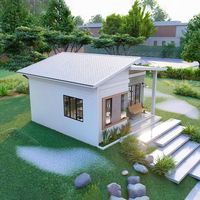 Maison préfabriquée de luxe, design moderne, 1 chambre, en bois, petite, modulaire, pour jardin, villa, éco-énergétique, installation rapide