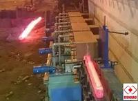Garantie d'usine industrie du roulement four de chauffage à billettes par induction à moyenne fréquence de haute qualité hélicoïdale