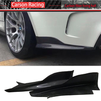 BMW Série 1 E82 Coupé 06-13 Kit de carrosserie avec fibre de carbone véritable Pare-chocs arrière Lip Wrap Angle Diffuseur Splitter Canard 2006-2013