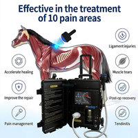 Sistema Portátil Avanzado de Terapia de Ondas de Choque para Veterinaria, Dispositivo en Caja para la Recuperación Equina y Prácticas Veterinarias