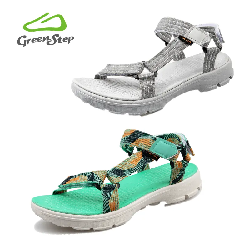 Factory Price In Stock open toe breathable sandals shoes flat outdoor ladies sport sandals