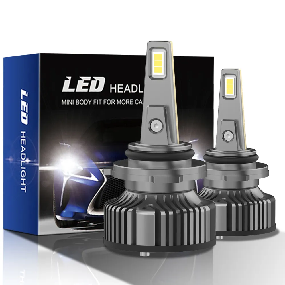 Mini faro a LED per auto Cooper sottile Super luminoso 90W 7000LM 6000K 6500K 7000K 9006 lampadina per faro a LED