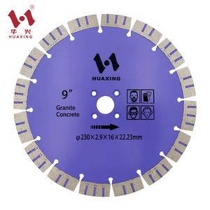Disque diamanté haute performance 9 pouces (230 mm) pour la découpe de granit dur, béton, grès et maçonnerie - Product Image 2