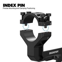 DISCOVERYOPT 30mm Accessoires pour chasse tir Super Precision 1.93 "H Scope Mount 34mm
