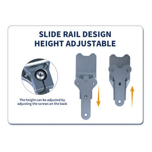 ซองปืนอลูมิเนียม SIVI สำหรับการแข่งขัน IPSC แบบปรับได้รูปตัว T ชุดอุปกรณ์ครบครันสำหรับการล่าสัตว์และยุทธวิธี - Product Image 3