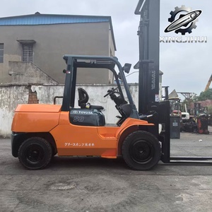 Chariot élévateur TOYOTA 7FD50 5 tonnes d'occasion, importé du Japon, moteur 1DZ-2, machine d'occasion, moteur à essence. - Product Image 3