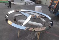 Enseignes Publicitaires Logo 3D Halo Sans Lumière en Métal LED Lumineux pour Panneau Commercial Étanche IP65 Décoration