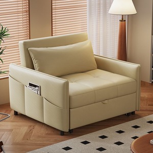 Canapé-lit pliant en cuir de luxe moderne canapé-lit coulissant pliable avec des prix bon marché meubles de chambre à coucher de salon - Product Image 3