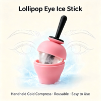 Rouleau de massage réutilisable en silicone 100 % alimentaire pour le visage, moule à glaçons pour affronter les poches sous les yeux, réduire les pores, thérapie par le froid