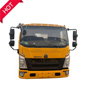 Sinotruk HOWO, 4 a 15 toneladas, tobogán plano, remolque de retroceso, vehículo de rescate, camión de auxilio de acero de alta resistencia, bandeja inclinable, cubierta de cama - Product Image 1