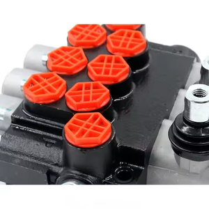 Vanne de commande directionnelle à 3 bobines monobloc manuel P40-G12 250 bar pour pièces de machines de construction personnalisables - Product Image 6