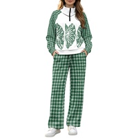 Ensemble pantalon large décontracté et respirant pour femme, style col mandarin, demi-zip, idéal sports d'hiver, en polyester/rayonne