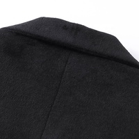 Manteau long en laine et polyester respirant et écologique pour homme Boying, à simple boutonnage, idéal pour le travail et les trajets quotidiens