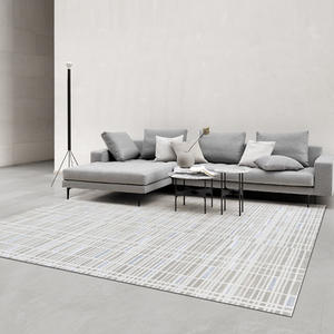 Tapis rectangulaire sur mesure en polypropylène pour salon, chambre et bureau - Product Image 1