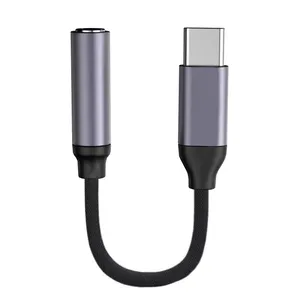 Usb C Naar 3.5Mm Aux Hoofdtelefoonadapter Type C Jack Oortelefoonkabel