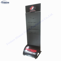 Présentoir en métal polyvalent de bonne qualité pour magasin de détail, présentoir portable de point de vente, présentoir suspendu pour gants et marchandises