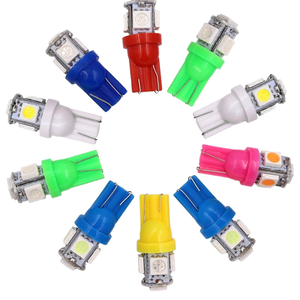 Ampoule LED 12V T10 5050 5SMD pour plaque d'immatriculation et indicateur de largeur, éclairage de plaque d'immatriculation LED lisible - Product Image 4