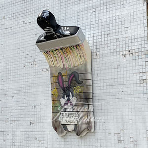 Diseño moderno decoración de pared interior dibujos animados personalizados Pantera Rosa pintura fibra de vidrio pincel estatua - Product Image 6