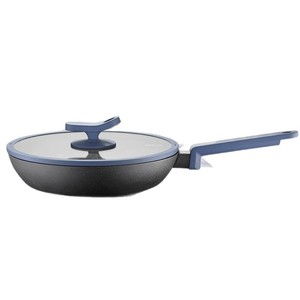 Sartén Antiadherente Desilang de 28 cm con Tapa, Compatible con Inducción, Forma Redonda, Solo Lavar a Mano - Product Image 1