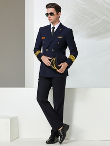 Uniforme de travail pour pilote d'aviation pour hommes - Product Image 5
