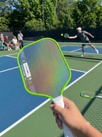 Nouvelle pagaie de pickleball MST Surface Multicolor Gen 4 en fibre de carbone T700 avec noyau en nid d'abeille, 16 mm, durable, entraînement amélioré, contrôle renforcé