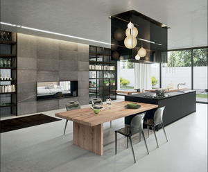 Prima, diseño moderno personalizado, coctelera de lujo, gabinetes de cocina modulares, cocina completa de madera, despensa, armario, accesorio para fregadero - Product Image 6