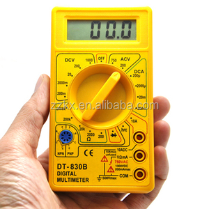 Multímetro Digital Popular, Multitester, Voltímetro, Amperímetro, Probador de Voltaje con Muchos Colores, Serie DT830 - Product Image 6