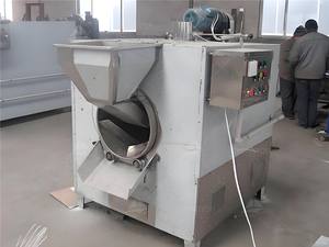 Máquina tostadora de un solo cabezal de 100 kg/h para nueces para cacahuete, almendra, anacardo, nuez, sésamo, Motor de núcleo para maíz, trigo, soja - Product Image 2