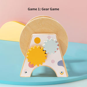 Tambour roulant 3 en 1 d'inspiration Montessori Jouets éducatifs en bois pour l'apprentissage précoce des nourrissons et des bébés - Product Image 5