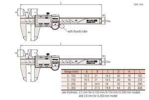 Mitutoyo Japanese Superior Steel <b>Small</b> Digital <b>Sliding</b> Caliper High Model Product_14-06 in Stock Made in Japan - Product Image 4
