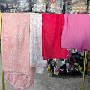 Vente directe usine : Balles de draps de lit et housses de <span class=keywords><strong>couette</strong></span> usagés de qualité supérieure, colorés, styles variés, provenance usine chinoise, articles de seconde main - Product Image 3