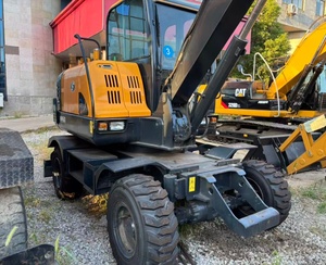 Mini Excavadora de Ruedas Hyundai HW60 Usada de Alta Calidad a Bajo Precio, Excavadora de Ruedas Usada Hyundai 60 HW60 de 6 Toneladas en Venta - Product Image 5