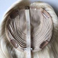 TP36 Stock 100% jungfräuliches Remy Menschenhaar 6x6,5 Injektion Poly Lace Lady Topper Toupet