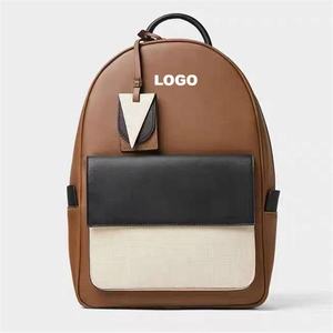 <span class=keywords><strong>Sac</strong></span> <span class=keywords><strong>à</strong></span> <span class=keywords><strong>dos</strong></span> végan personnalisé pour hommes en similicuir PU avec logo en relief <span class=keywords><strong>sac</strong></span> <span class=keywords><strong>à</strong></span> <span class=keywords><strong>dos</strong></span> de voyage pour ordinateur portable travail d'affaires doublure imperméable en polyester - Product Image 1