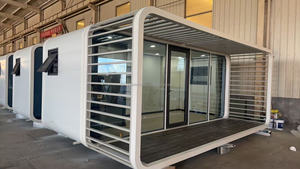 Maison préfabriquée modulaire en acier Apple Cabin, maisonnette écologique à énergie solaire pour utilisation en hôtel et en complexe hôtelier en plein air - Product Image 4