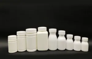 OEM סידן בקבוק 180ML פלסטיק בקבוק לילדים HDPE תרופות פלסטיק רפואת בקבוק לוח תוסס מכולות