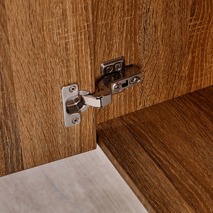 Petite vasque avec miroir, meuble-<span class=keywords><strong>lavabo</strong></span> en bois <span class=keywords><strong>de</strong></span> chêne, meubles <span class=keywords><strong>de</strong></span> <span class=keywords><strong>salle</strong></span> <span class=keywords><strong>de</strong></span> <span class=keywords><strong>bain</strong></span> en Inde - Product Image 2