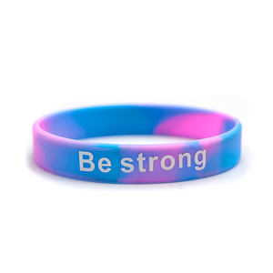 Cadeau inspirant du mois de la reconnaissance Bracelet en caoutchouc inspirant étirement Bracelet en silicone cité adapté aux travailleurs sociaux - Product Image 4