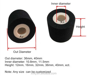 XJ 36X36 MM mesin <span class=keywords><strong>Coding</strong></span> gulungan tinta kering resolusi tinggi antigesekan gulungan tinta panas warna hitam - Product Image 5