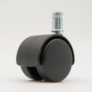 M11 * 22 Sicherungs rings tifte 1,5 \ "2 \" Schwarze Nylon-Kunststoff-Möbel rollen für Schränke Bewegliche Regale für das Essen im Badezimmer - Product Image 1