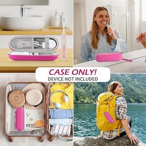 เคสแปรงสีฟันเดินทางสำหรับช่องปาก <span class=keywords><strong>b</strong></span>/<span class=keywords><strong>oral</strong></span>-<span class=keywords><strong>B</strong></span> Pro 1000 1500 5000 7000และ <span class=keywords><strong>Philips</strong></span> Sonicare 4100 1100 5300แปรงสีฟัน6100/IO - Product Image 4